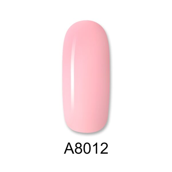 ALOHA Ημιμόνιμο βερνίκι 8ml – Color Coat A8012 / Χρώμα: Ροζ Ασβεστί (Milky Rose)