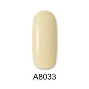 ALOHA Ημιμόνιμο βερνίκι 8ml – Color Coat A8033 / Χρώμα: Κίτρινο απαλό (Soft Yellow)