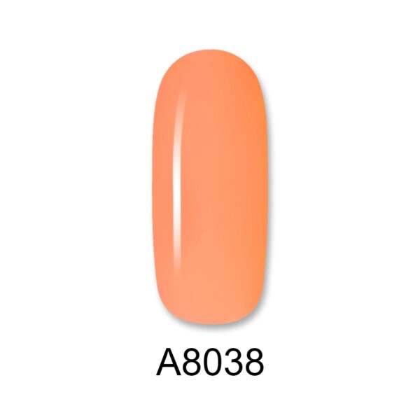 ALOHA Ημιμόνιμο βερνίκι 8ml – Color Coat A8038 / Χρώμα: Ροδακινί (Peach)