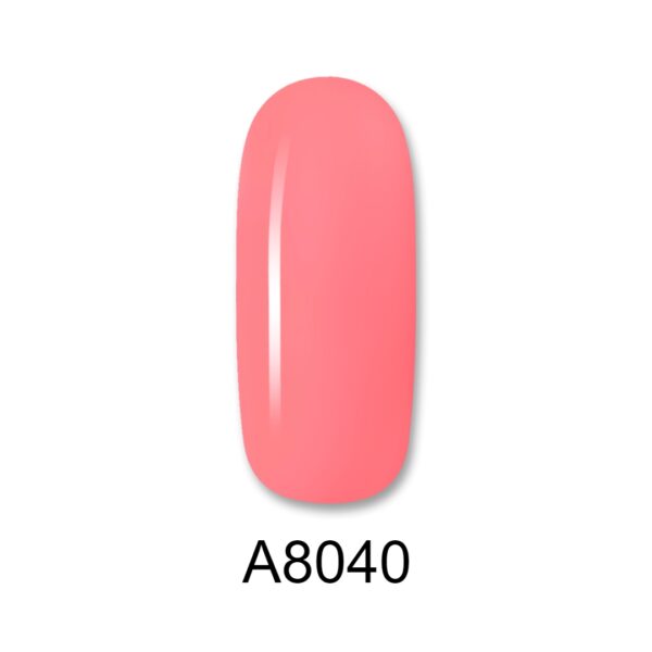ALOHA Ημιμόνιμο βερνίκι 8ml – Color Coat A8040 / Χρώμα: Ροζ Κοραλί (Coral Pink)