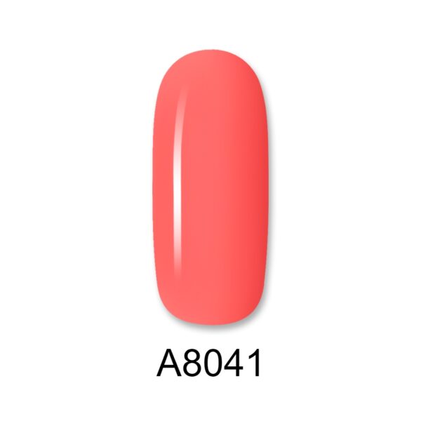 ALOHA Ημιμόνιμο βερνίκι 8ml – Color Coat A8041 / Χρώμα: Κοραλί (Coral)
