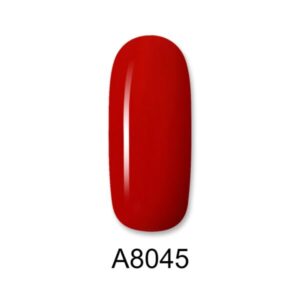 ALOHA Ημιμόνιμο βερνίκι 8ml – Color Coat A8045 / Χρώμα: Κόκκινο (Red)