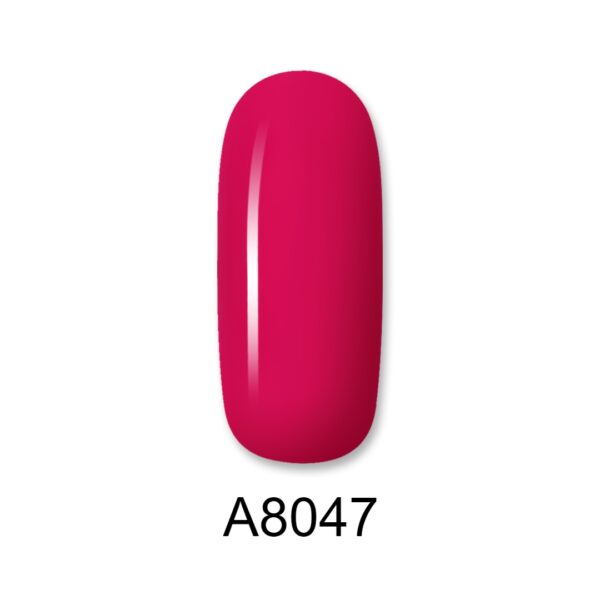 ALOHA Ημιμόνιμο βερνίκι 8ml – Color Coat A8047 / Χρώμα: Φούξια Ρουμπινί (Ruby Fuchsia)