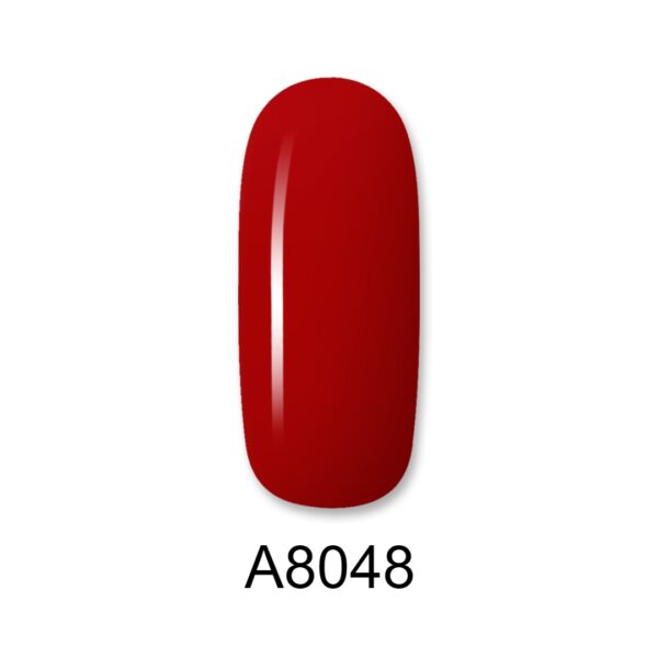 ALOHA Ημιμόνιμο βερνίκι 8ml – Color Coat A8048 / Χρώμα: Κόκκινο Ροδί (Strawberry Red)