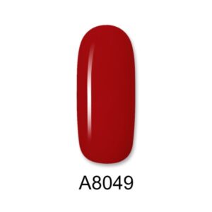 ALOHA Ημιμόνιμο βερνίκι 8ml – Color Coat A8049 / Χρώμα: Κόκκινο Φωτεινό (Bright Red)