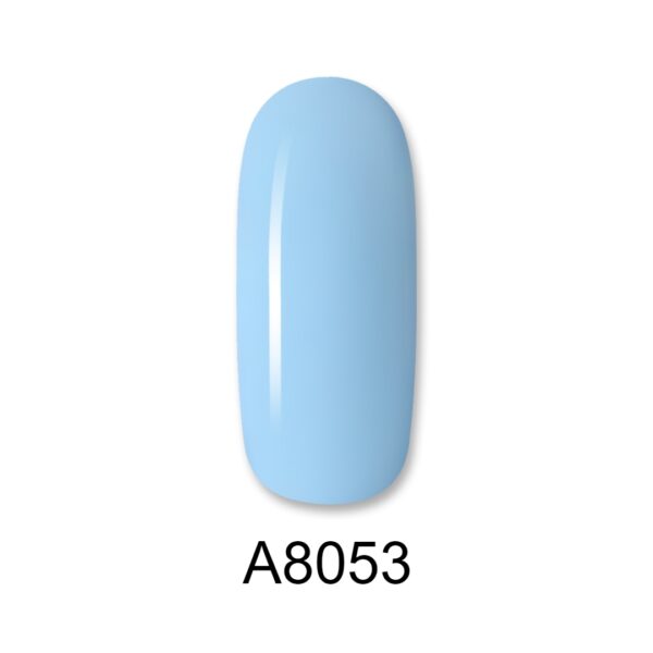 ALOHA Ημιμόνιμο βερνίκι 8ml – Color Coat A8053 / Χρώμα: Σιέλ (Very Light Blue)