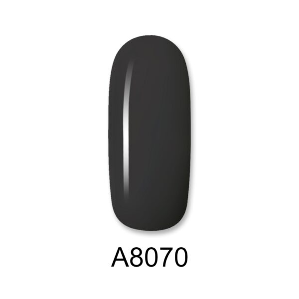 ALOHA Ημιμόνιμο βερνίκι 8ml – Color Coat A8070 / Χρώμα: Γκρι ανθρακί (Anthracite gray)