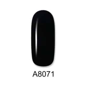 ALOHA Ημιμόνιμο βερνίκι 8ml – Color Coat A8071 / Χρώμα: Μαύρο (Black)