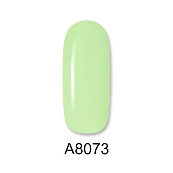 ALOHA Ημιμόνιμο βερνίκι 8ml – Color Coat A8073 / Χρώμα: Πράσινο ασβεστί απαλό (Soft Milky Green)