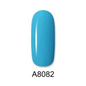 ALOHA Ημιμόνιμο βερνίκι 8ml – Color Coat A8082 / Χρώμα: Γαλαζο-πράσινο (Blue Turqoise)