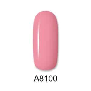 ALOHA Ημιμόνιμο βερνίκι 8ml – Color Coat A8100 / Χρώμα: Nude Ροζ Παστέλ (Pastel Pink Nude)