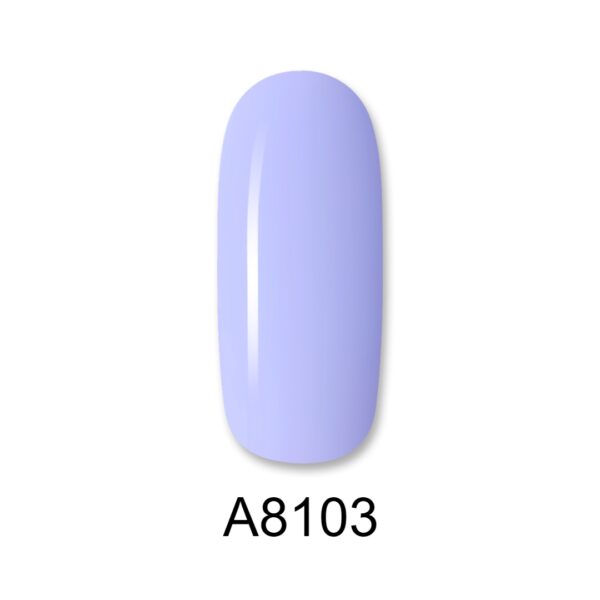 ALOHA Ημιμόνιμο βερνίκι 8ml – Color Coat A8103 / Χρώμα: Λιλά Βιολετί (Lilac Violet)