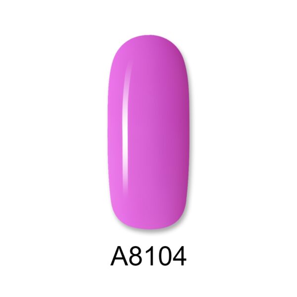 ALOHA Ημιμόνιμο βερνίκι 8ml – Color Coat A8104 / Χρώμα: Μωβ Αμέθυστος (Amethyste Mauve)
