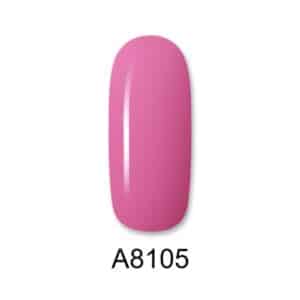ALOHA Ημιμόνιμο βερνίκι 8ml – Color Coat A8105 / Χρώμα: Ροζ Φούξια (Pink Fuschia)