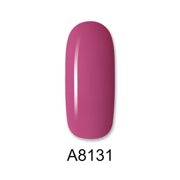 ALOHA Ημιμόνιμο βερνίκι 8ml – Color Coat A8131 / Χρώμα: Carmine Pink (Ροζ magenta Παστέλ)