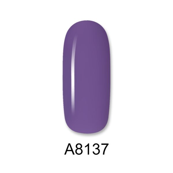 ALOHA Ημιμόνιμο βερνίκι 8ml – Color Coat A8137 / Χρώμα: Soft Purple (Μωβ ανοιχτό)