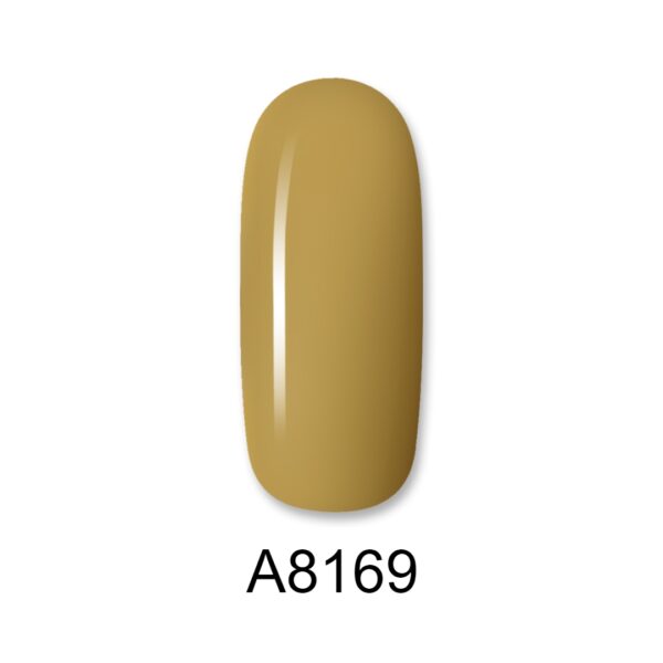 ALOHA Ημιμόνιμο βερνίκι 8ml – Color Coat A8169 / Χρώμα: Golden Yellow (Κίτρινο Χρυσαφί)
