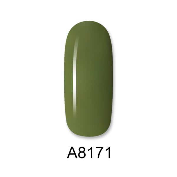 ALOHA Ημιμόνιμο βερνίκι 8ml – Color Coat A8171 / Χρώμα: Olive Oil Green (Λαδί)