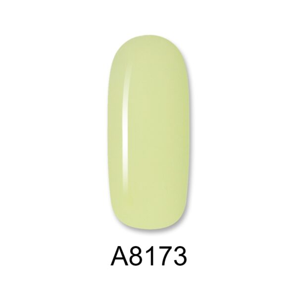 ALOHA Ημιμόνιμο βερνίκι 8ml – Color Coat A8173 / Χρώμα: Light Green Yellow (Κίτρινο-πράσινο απαλό)