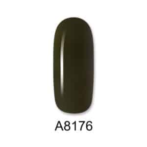 ALOHA Ημιμόνιμο βερνίκι 8ml – Color Coat A8176 / Χρώμα: Dark Military Green (Πράσινο στρατού σκούρο)
