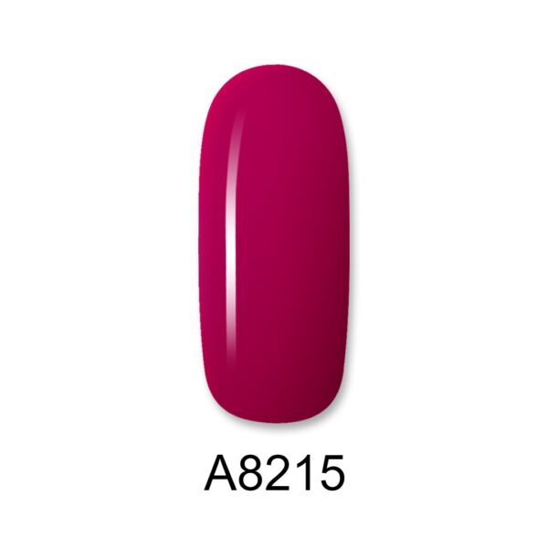ALOHA Ημιμόνιμο βερνίκι 8ml – Color Coat A8215 / Χρώμα: Dark Magenta Ruby (Ρουμπινί Magenta σκούρο)