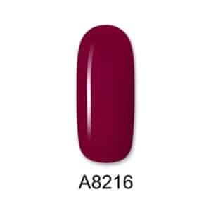 ALOHA Semi-permanent varnish 8ml – Color Coat A8216 / Color: Ruby Red