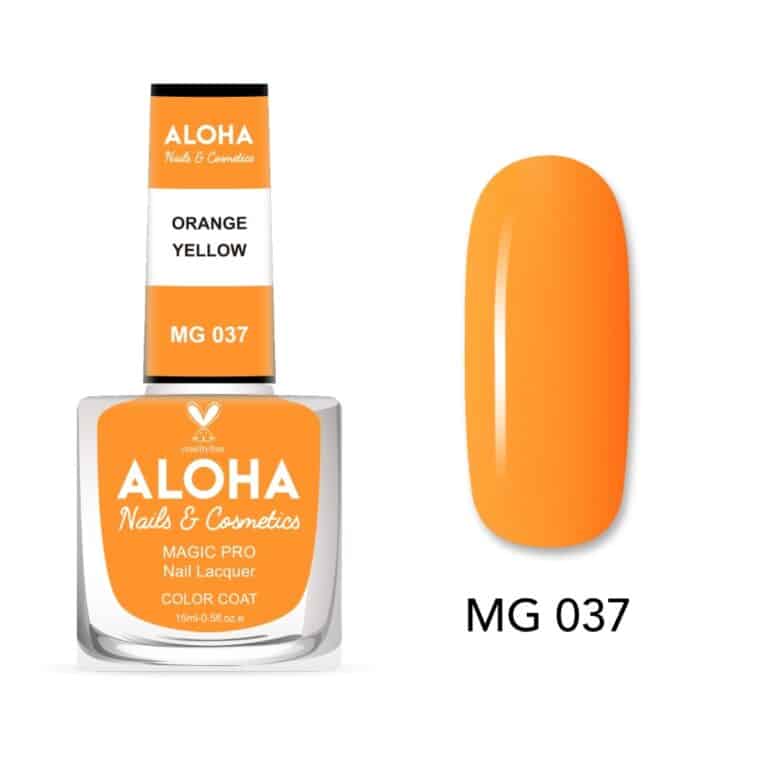 ALOHA 10-Day Nail Polish with Gel Effect Without Lamp Magic Pro Nail Lacquer 15ml – MG 037