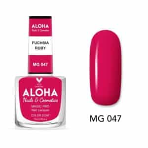 ALOHA 10-Day Nail Polish with Gel Effect Without Lamp Magic Pro Nail Lacquer 15ml – MG 047