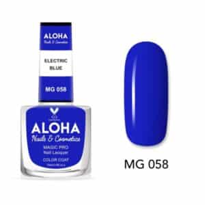 ALOHA Βερνίκι Νυχιών 10 ημερών με Gel Effect Χωρίς Λάμπα Magic Pro Nail Lacquer 15ml – MG 058