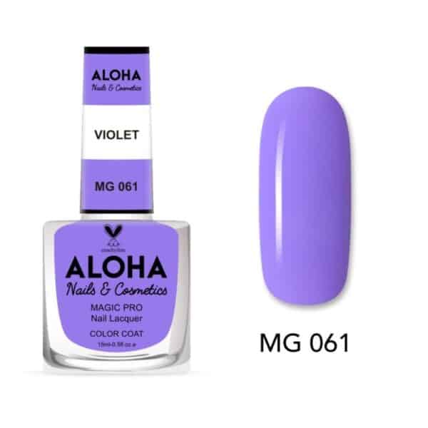 ALOHA 10-Day Nail Polish with Gel Effect Without Lamp Magic Pro Nail Lacquer 15ml – MG 061