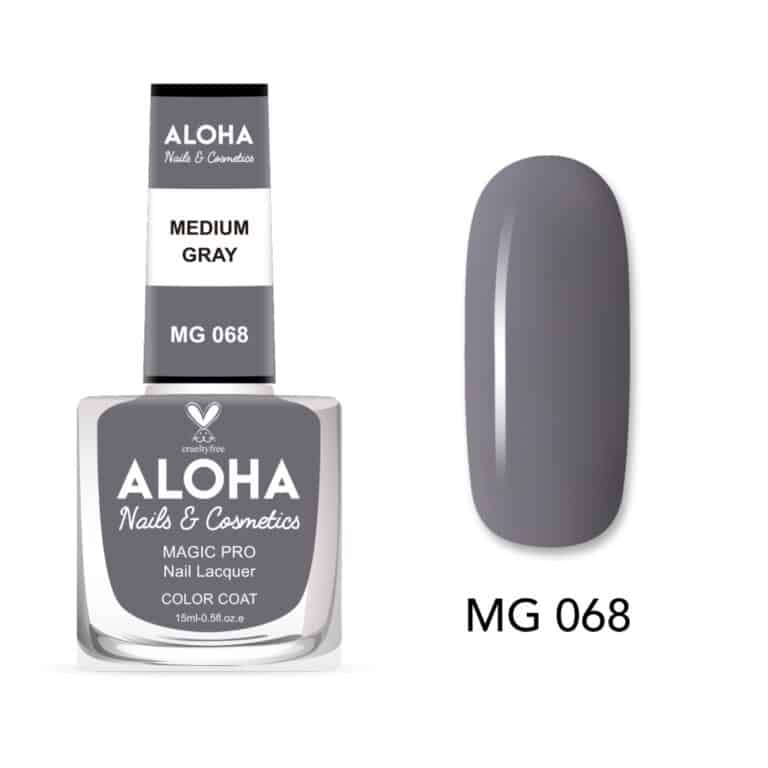 ALOHA Βερνίκι Νυχιών 10 ημερών με Gel Effect Χωρίς Λάμπα Magic Pro Nail Lacquer 15ml – MG 068