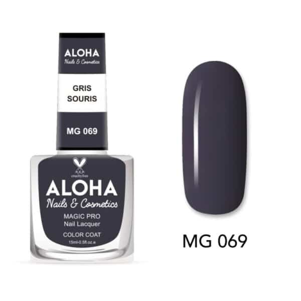 ALOHA Βερνίκι Νυχιών 10 ημερών με Gel Effect Χωρίς Λάμπα Magic Pro Nail Lacquer 15ml – MG 069