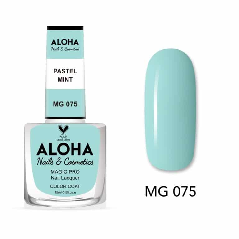 ALOHA 10-Day Nail Polish with Gel Effect Without Lamp Magic Pro Nail Lacquer 15ml – MG 075