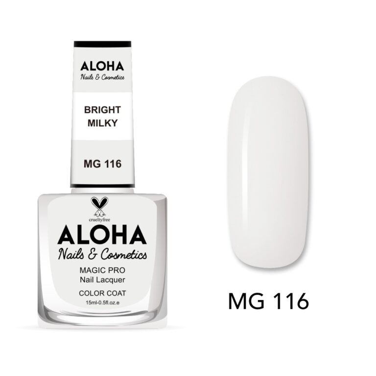 ALOHA 10-Day Nail Polish with Gel Effect Without Lamp Magic Pro Nail Lacquer 15ml – MG 116