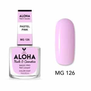 ALOHA Βερνίκι Νυχιών 10 ημερών με Gel Effect Χωρίς Λάμπα Magic Pro Nail Lacquer 15ml – MG 126