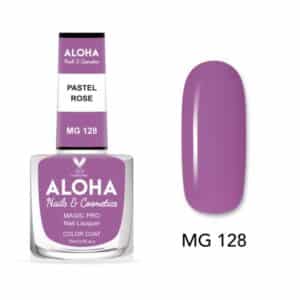ALOHA Βερνίκι Νυχιών 10 ημερών με Gel Effect Χωρίς Λάμπα Magic Pro Nail Lacquer 15ml – MG 128