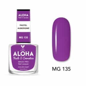 ALOHA Βερνίκι Νυχιών 10 ημερών με Gel Effect Χωρίς Λάμπα Magic Pro Nail Lacquer 15ml – MG 135