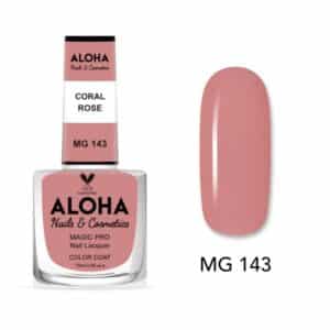 ALOHA Βερνίκι Νυχιών 10 ημερών με Gel Effect Χωρίς Λάμπα Magic Pro Nail Lacquer 15ml – MG 143