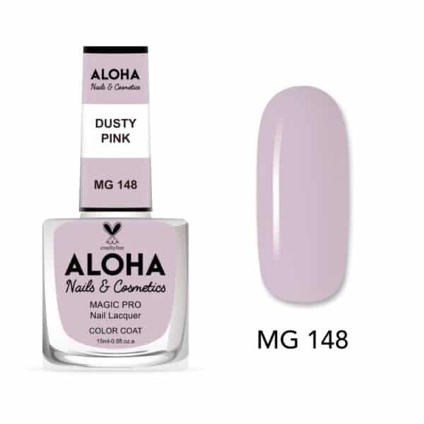 ALOHA Βερνίκι Νυχιών 10 ημερών με Gel Effect Χωρίς Λάμπα Magic Pro Nail Lacquer 15ml – MG 148