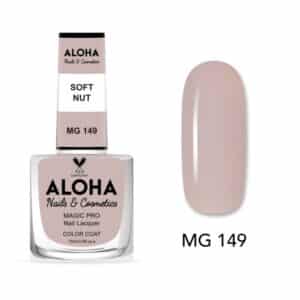 ALOHA Βερνίκι Νυχιών 10 ημερών με Gel Effect Χωρίς Λάμπα Magic Pro Nail Lacquer 15ml – MG 149