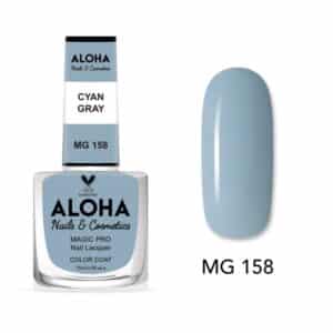 ALOHA Βερνίκι Νυχιών 10 ημερών με Gel Effect Χωρίς Λάμπα Magic Pro Nail Lacquer 15ml – MG 158