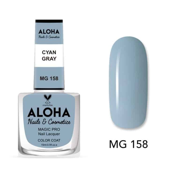 ALOHA 10-Day Nail Polish with Gel Effect Without Lamp Magic Pro Nail Lacquer 15ml – MG 158