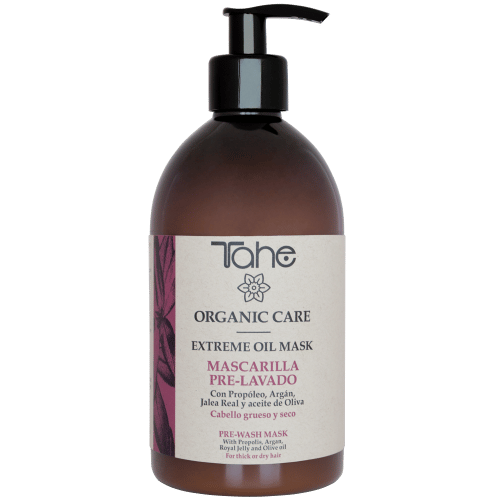 TAHE ORGANIC CARE EXTREME OIL MASK PRE-SHAMPOOING MASK FOR THICK & DRY HAIR – ΓΙΑ ΧΟΝΤΡΑ & ΞΗΡΑ ΜΑΛΛΙΑ 500 ML
