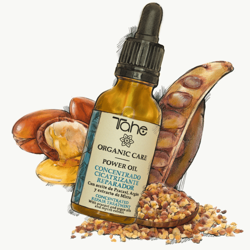 TAHE ORGANIC CARE POWER OIL CONCENTRATED REPAIRING OIL 30ML – ΘΕΡΑΠΕΥΤΙΚΟ ΛΑΔΙ ΜΑΛΛΙΩΝ