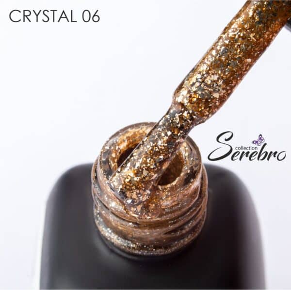 Serebro Ημιμόνιμο Βερνίκι Νο6 Crystal 11ml