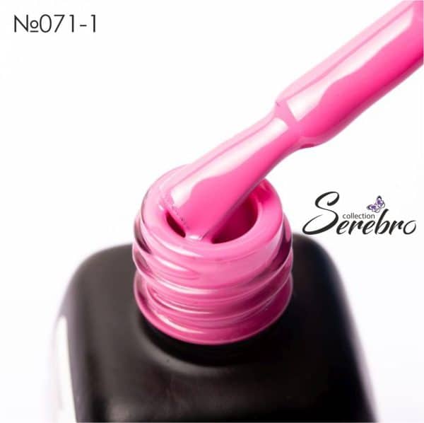 Serebro Ημιμόνιμο Βερνίκι Νο71 / 1 Pink Crayola 11ml