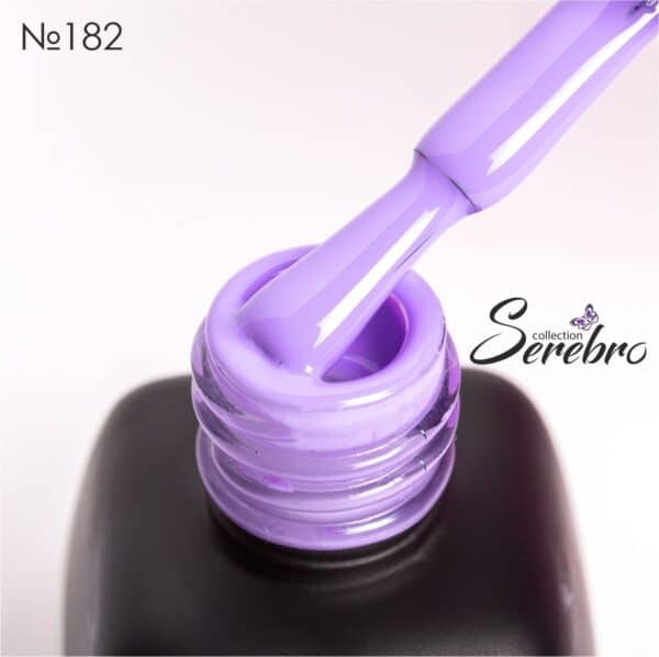 Serebro Ημιμόνιμο Βερνίκι Νο182 Lilac Violet 11ml