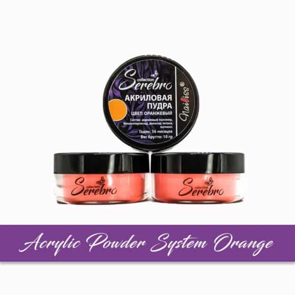 Serebro Acrylic Powder System Orange 10gr