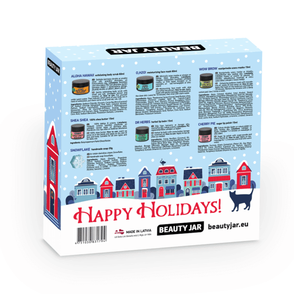Beauty Jar “HAPPY HOLIDAYS” Christmas Gift Box