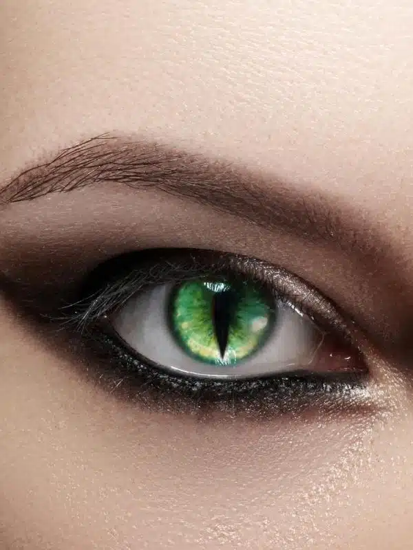 20 Υπέροχα μακιγιάζ για πράσινα μάτια makigiaz prasina matia 8 me kokkino kragion 8